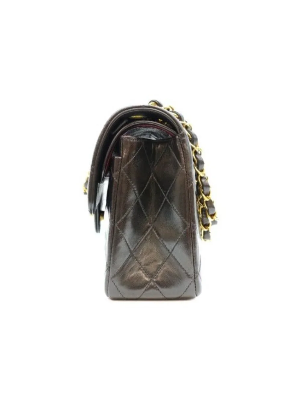 Chanel Black Lamb Double Flap Limited Edition Quilted 23 Chain